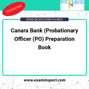 Canara Bank (Probationary Officer (PO) Preparation Book