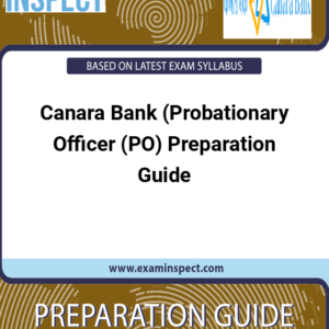Canara Bank (Probationary Officer (PO) Preparation Guide