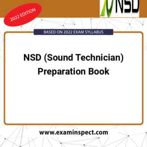 NSD (Sound Technician) Preparation Book