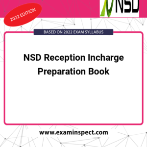 NSD Reception Incharge Preparation Book