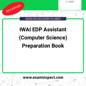 IWAI EDP Assistant (Computer Science) Preparation Book