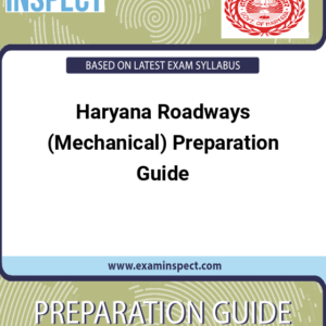 Haryana Roadways (Mechanical) Preparation Guide