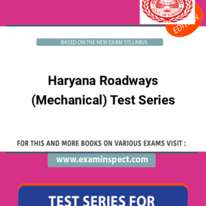 Haryana Roadways (Mechanical) Test Series