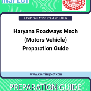 Haryana Roadways Mech (Motors Vehicle) Preparation Guide