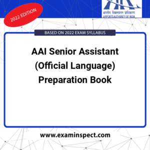 AAI Senior Assistant (Official Language) Preparation Book