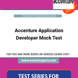 Accenture Application Developer Mock Test