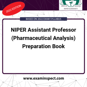 NIPER Assistant Professor (Pharmaceutical Analysis) Preparation Book