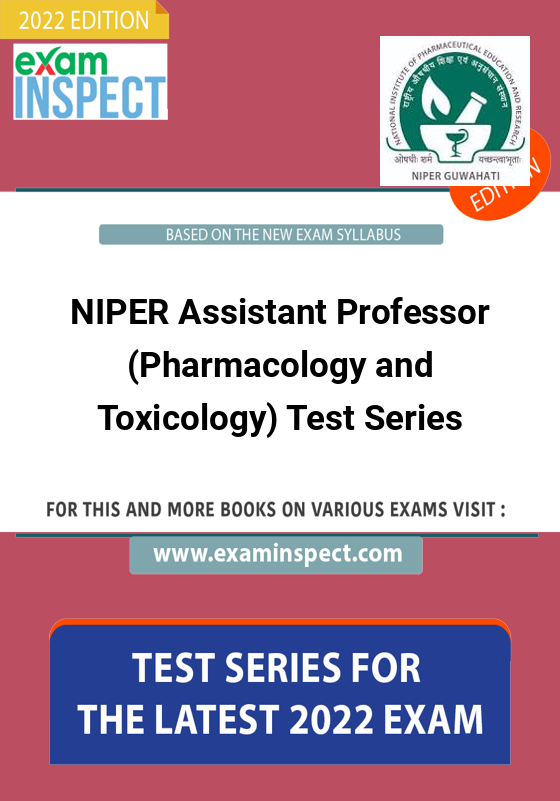 NIPER Assistant Professor (Pharmacology and Toxicology) Test Series
