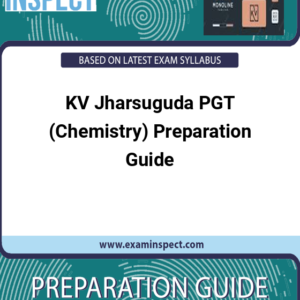 KV Jharsuguda PGT (Chemistry) Preparation Guide