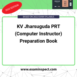 KV Jharsuguda PRT (Computer Instructor) Preparation Book