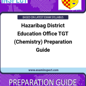 Hazaribag District Education Office TGT (Chemistry) Preparation Guide