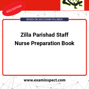 Zilla Parishad Staff Nurse Preparation Book